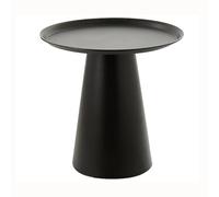 Elegante tavolino rotondo in ferro - Tavolino versatile e comodino per camera da letto, soggiorno, balcone - Tavolino angolare casual (colore: A, Dimensioni: 40x50)