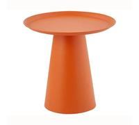 Elegante tavolino rotondo in ferro - Tavolino versatile e comodino per soggiorno, camera da letto o balcone - Tavolino moderno 40 x 50 cm (colore: A)