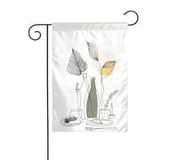 Elegante tavolo da pranzo bottiglia di vino contorno bandiera da giardino 30 x 45 cm verticale su entrambi i lati casa colonica vacanze decorazioni esterne bandiera cortile
