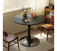 Elegante tavolo da pranzo rotondo da 70 cm a forma di tulipano, mobile per piccole sale da pranzo e bar, ideale per interni moderni, design elegante per la casa.