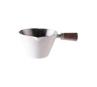 Elegante tazzina per caffè espresso con marcatura di precisione e manico in legno antiscivolo per uso domestico o ufficio, 90 ml