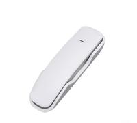 Elegante telefono con cavo con funzione di memoria da parete o da scrivania per una comoda comunicazione (bianco)