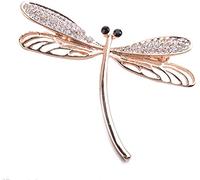 Elegante temperamento spilla libellula donna vestito maglione zaino accessori Il buono e il cattivo