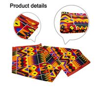 Elegante tessuto in tessuto per cerato africano per abiti alla per moda e