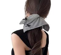 Elegante Tessuto Per Capelli Scrunchie Fiocchi Francesi Design Accessorio La Testa Donne Ragazze Regolabile Elastico Porta Coda Cavallo Sciarpa Stile Francese Scrunchie Set