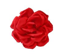 Elegante Tessuto Rosa Distintivo Per Le Donne Fiore Spilla Ornamento Cena Partito Gioielli Alla Moda Pettorale Vestiti Accessorio Abbigliamento Accessorio, Misura unica, come descritto