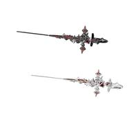 Elegante Thorns Rose Bolt Orecchini Con Lega Rose Piercing Orecchini Religiosi Per Donna Moda Ragazza Orecchini Unici, Taglia unica, come descritto
