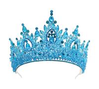 Elegante tiara da donna fatta a mano con perline di cristallo multicolore, un copricapo ispirato alle fate, per damigelle d'onore e a tema, Tiaras, Strass