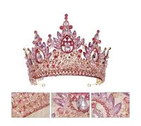 Elegante tiara da donna fatta a mano con perline di cristallo multicolore, un copricapo ispirato alle fate, per damigelle d'onore e a tema, Tiaras, Strass