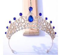 Elegante Tiara Di Cristalli Da Sposa Da Donna, Corona Di Strass Da Principessa, Gioielli Per Capelli Per Bambine