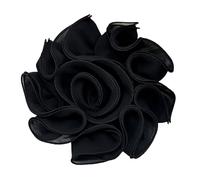 Elegante toppa floreale 3D da sposa, morbida, alla moda, vintage, per abiti da sposa e abiti da sera