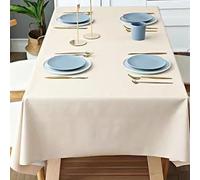 Elegante tovaglia in PVC, 120 x 180 cm, impermeabile, facile da pulire, perfetta per pranzi ed eventi, elegante tovaglia per la casa e per esterni