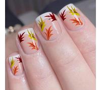 Elegante Uva Persist Zoccoli Arte Francese Bianco Foglie Staccabili Piano Confortevole Permanente Per La Moda Quotidiana Altrimenti Feste Elegante Uva Unguis Consigli