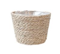 Elegante Vaso Fioriera in Paglia per Arredamento Casa Impermeabile per Porta Pia