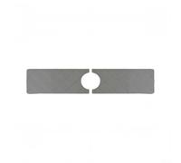 Elegante vassoio di essiccazione in terra di diatomee per il controllo dell'acqua sotto i rubinetti (grigio, 40 x 10 cm)