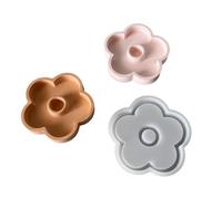 Elegante Vassoio In Silicone Floreale Resistente Calore Portacandele Decorativi Organizzatori Stoccaggio Per La Casa Nozze Display Da Tavolo Organizzatori Multiuso In Silicone