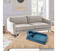 Elegante Vassoio Organizzatore Silicone Antiscivolo per Divano per Bevande e Acc