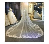 Elegante velo da sposa a pettine, velo da sposa regolabile, velo da cattedrale in pizzo drappeggiato, abiti da sposa, accessori da sposa eterni, lussuosi elementi essenziali for la cerimonia.