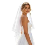 Elegante velo da sposa con accessori per capelli, design romantico per il guardaroba nuziale, perfetto per la sposa, materiali di alta qualità, accessorio versatile per il grande giorno