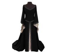 Elegante vestito costume medievale da donna perfetto per raduni a tema