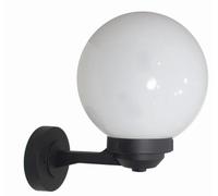 Elegante Wandleuchte Nero Bianco Sfera Schermo IP43 E27 Melantha Lampada Esterni