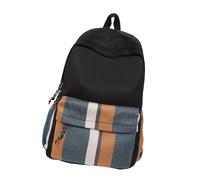 Elegante Zaino Da Scuola In Nylon Dal Design Resistente All'acqua Con Scomparti Multipli Borsa Da Scuola Ergonomica Imbottita Ergonomica Coreana Giapponese Alla Strada