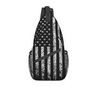 Elegante zaino obliquo, per il tempo libero, piccola borsa, per viaggi, lavoro, abbigliamento casual, Mimetico americano, Rozmiar uniwersalny