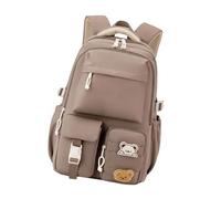 Elegante Zaino Per La Scuola Giapponese Donne Nylon Multi Tasca Zaino Studenti Impermeabili A Spalla Ergonomica