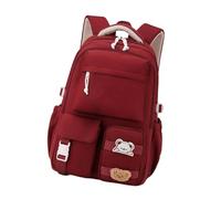 Elegante Zaino Per La Scuola Giapponese Donne Nylon Multi Tasca Zaino Studenti Impermeabili A Spalla Ergonomica