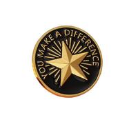 Elegante Zines Lega Stella Smaltato Pin Vibrant Colore Accesory Portatile Per Bambini E Adulti Alla Moda Abiti Eleganti Accessori Gioielli