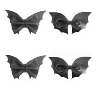 Eleganti accessori per capelli a forma di pipistrello per donne e ragazze, fermagli per capelli con fiocco a forma di ala di pipistrello in