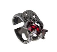 Eleganti anelli dal design aperto che mostrano pietre preziose e moderni gioielli estetici lavali unici per occasioni alla moda gioielli da donna, Misura unica, come descritto, come descritto