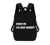 Eleganti Backpack Spank Me I'Ve Been Naughty Zaino Per Ragazze Impermeabile Rucksack Per Idea Regalo, Scuola, Compleanno, 42X32X14Cm