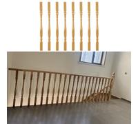 Eleganti balaustre in legno massello for scale - fusi da 37,4 pollici e 33,5 pollici for uso interno/esterno(95cm/37.4in 8 Pack)