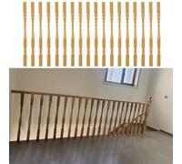 Eleganti balaustre in legno massello for scale - fusi da 37,4 pollici e 33,5 pollici for uso interno/esterno(95cm/37.4in 18 Pack)