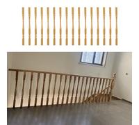 Eleganti balaustre in legno massello for scale - fusi da 37,4 pollici e 33,5 pollici for uso interno/esterno(95cm/37.4in 16 Pack)