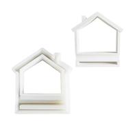 Eleganti basi e decorazioni a forma di casa Articoli versatili in silicone per realizzare supporti e ornamenti Stampo in silicone versatile per uso