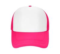 Eleganti berretti da baseball per uomo e donna, design bicolore alla moda, comodo compagno di tutti i giorni, materiale traspirante, accessorio alla moda per il tempo libero, sport, Colore: rosso
