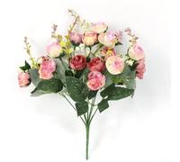 Eleganti bouquet di rose artificiali pensati per accenti per la casa, punti focali di matrimoni e decorazioni per l'ufficio che migliorano attraverso una presenza visiva coerente