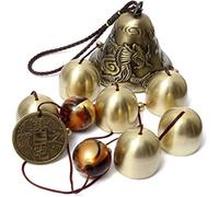 Eleganti campanelli da giardino in metallo, carillon a vento Feng Shui perfetti come idea regalo, suono limpido e rilassante per la decorazi