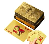 Eleganti carte da dorate da collezione, elegante in lamina | nabend Gioco da tavolo per uomini e donne, serata di gioco, feste, amici, riunioni, viaggi, treno