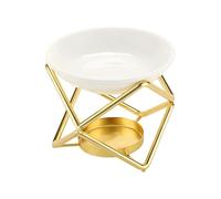 Eleganti Ciotole In Ceramica E Olio Essenziale Metallo Bruciatrici Tealight Porta Del Supporto Per Le Aromaeterapie Rilassanti Sperimentano Bruciatori Fusione In Cera