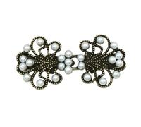 Eleganti clip per colletto con strass per donne, versatili fibbie per sciarpa, accessorio comodo da indossare, spilla per cardigan, ornamento elegante per maglione, Medio, come descritto