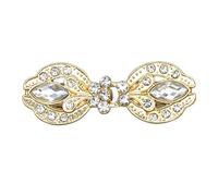 Eleganti clip per colletto con strass per donne, versatili fibbie per sciarpa, accessorio comodo da indossare, spilla per cardigan, ornamento elegante per maglione, G, come descritto