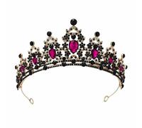 Eleganti corone di cristallo accessori per capelli diademi per donne festa di nozze strass fascia nuziale gioielli copricapo