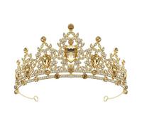Eleganti corone di cristallo accessori per capelli diademi per donne festa di nozze strass fascia nuziale gioielli copricapo
