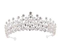 Eleganti corone di crowding womebridal e diadema di cristallo a cristallo cessori per capelli per gli adulti corvo da sposa