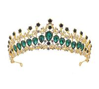 Eleganti corone di crowding womebridal e diadema di cristallo di cristallo cessori per capelli per gli adulti corvo da sposa