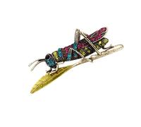 Eleganti Cristalli Grasshopper Pin Disegni Antichi Gioielli di Moda Per Cappotto Sciarpa Camicia Accessori Retro Cristalli Grasshopper Pin, Misura unica, come descritto