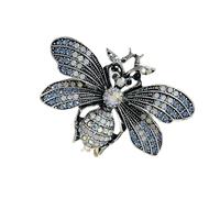 Eleganti Cristalli Insected Spille Vintage Farfalla Falena Accessori Gioielli In Lega Per Feste Lega Farfalla Falena Pin Gioielli